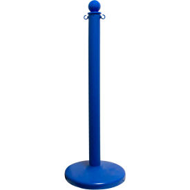 Global Industrial™ Plastic Stanchion Post 40""H Blue