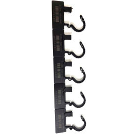 Global Industrial™ One Piece Padlock Seal Black 100/Pack