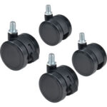 Replacement Pop-In Mobile Board Casters for Global Industrial™ Mobile Boards 4/Set