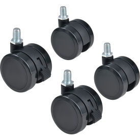 Replacement Pop-In Mobile Board Casters for Global Industrial™ Mobile Boards 4/Set