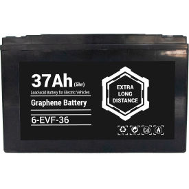 Replacement Battery 12V 36AH AGM for Global Industrial™ Floor Scrubber 641751