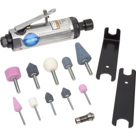 Global Industrial™ Pneumatic Die Grinder Kit 1/4"" Air Inlet 22000 RPM