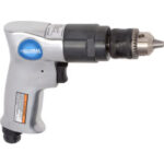 Global Industrial™ Reversible Pistol Grip Air Drill Standard Keyed 3/8"" Chuck 2000 RPM