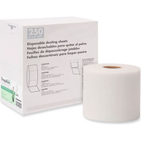 Global Industrial™ Trapeze Disposable Dusting Sheets 8"" X 125 Ft 250 Sheets/Roll