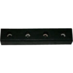 Global lndustrial™ Molded Dock Bumper Rectangular 20Wx4-1/2H Black
