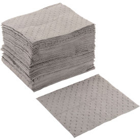 Global Industrial™ Universal Pad Medium Weight 15"" x 18"" Gray 100/Pack