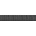 Global Industrial™ Drainage Mat 3'W x 20'L 1/2"" Thick Black